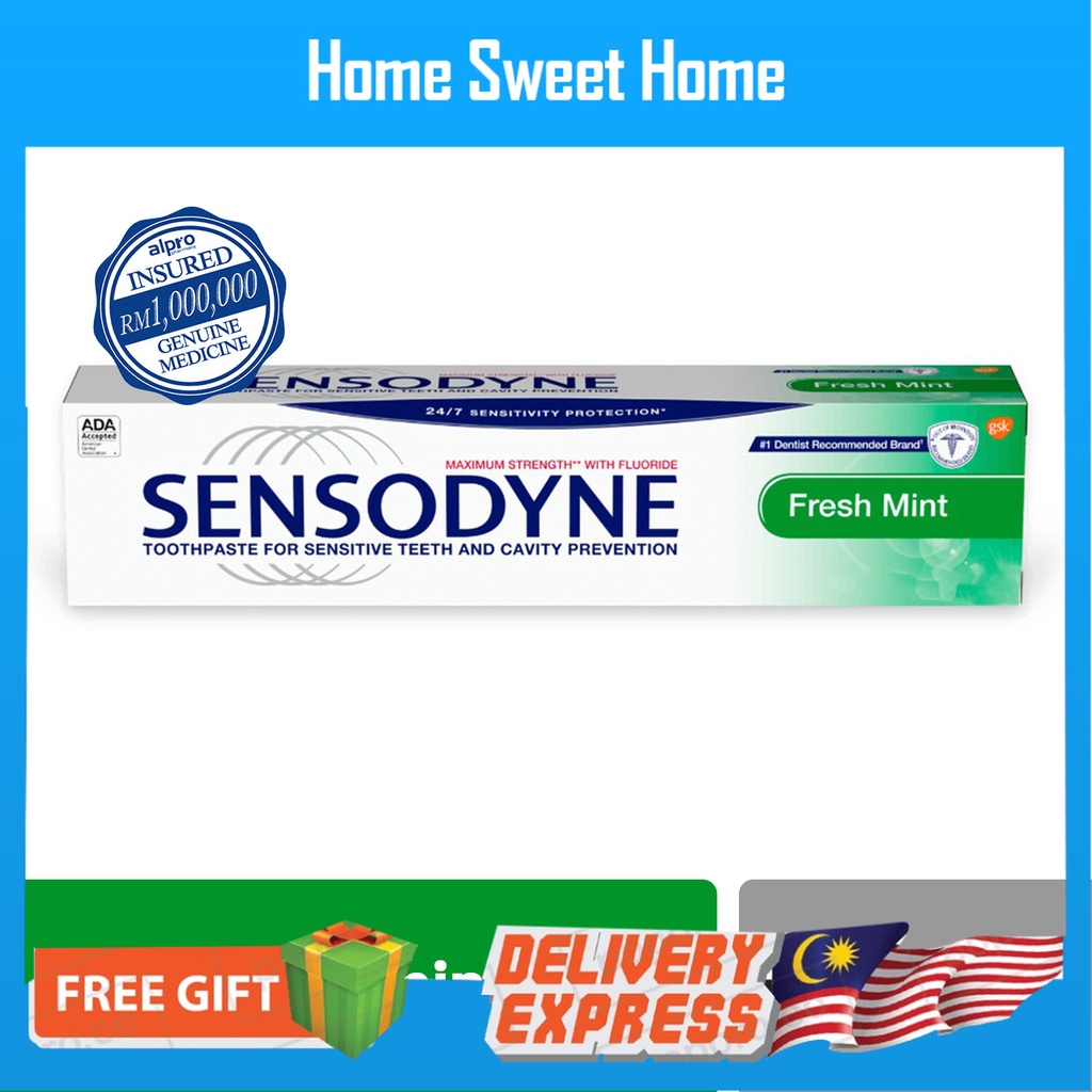 Pharmacy Sensodyne Fresh Mint Toothpaste (100g) Shopee Malaysia