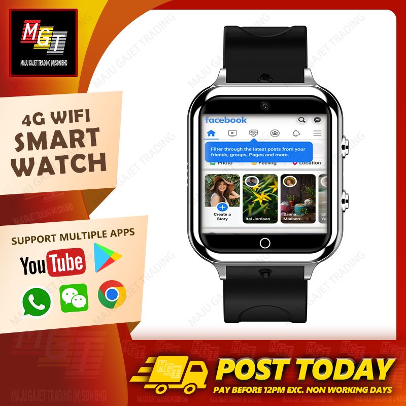 Gps Smartwatch Whatsapp Facebook LATEST 2022 WiFi 4G Smart Watch