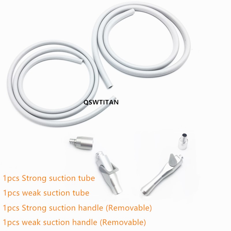 New Dental Saliva Ejector Suction Valves SE/HVE Tip Adaptor + 2 Tubing