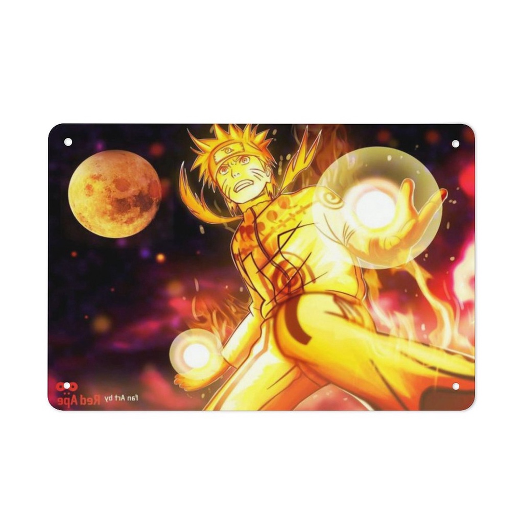 NARUTO Metal Wall Sign Retro Plaque Poster Vintage Iron Sheet Painting