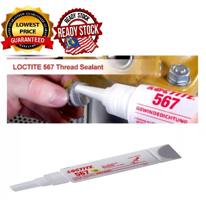 Loctite 567 Pipe Sealant Low Strength Methacrylate Thread Sealant 50ml PN46115 Shopee Malaysia