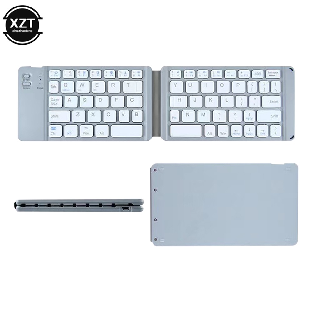 Bluetooth Keyboard Two Folding Keyboard Mobile Phone Tablet Wireless ...