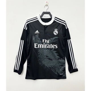 Real Madrid Home 2014-15 Retro Long sleeve Football Jersey/Kit