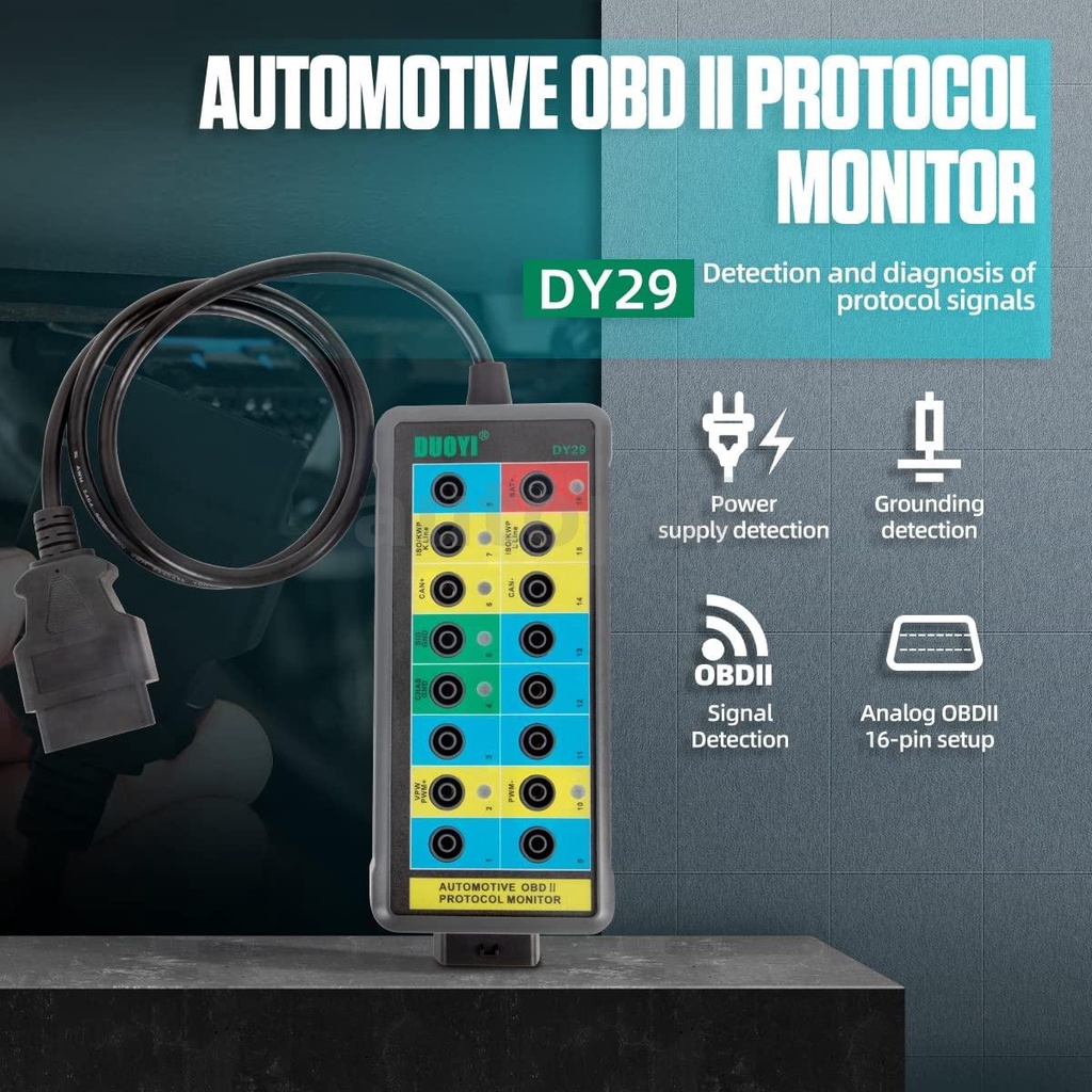 DY29 Automotive OBD Interface Diagnostic Protocol Detector Detects ...