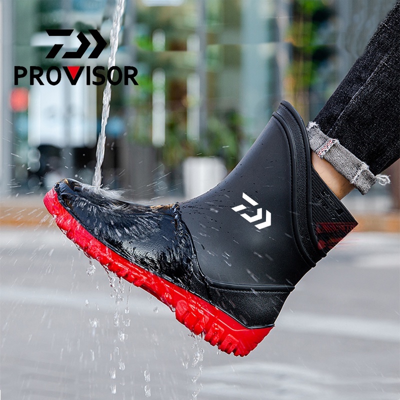 Waterproof Wading Fishing Boots Winter Fishing Shoes Rubber Non