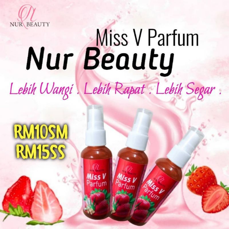 READY STOCK MISS V PARFUM NUR BEAUTY SPRAY MISS V LEBIH WANGI LEBIH RAPAT LEBIH SEGAR Shopee