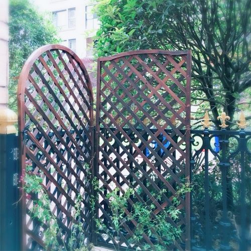 Climbing vines, flower racks, wooden fences, outdoor solid wood anti