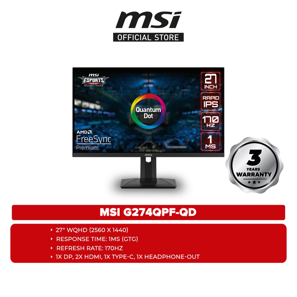 Msi G274qpf-qd 27