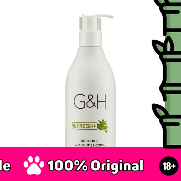 READY STOCK G&H REFRESH+ Body Milk (400ml) Shopee Malaysia