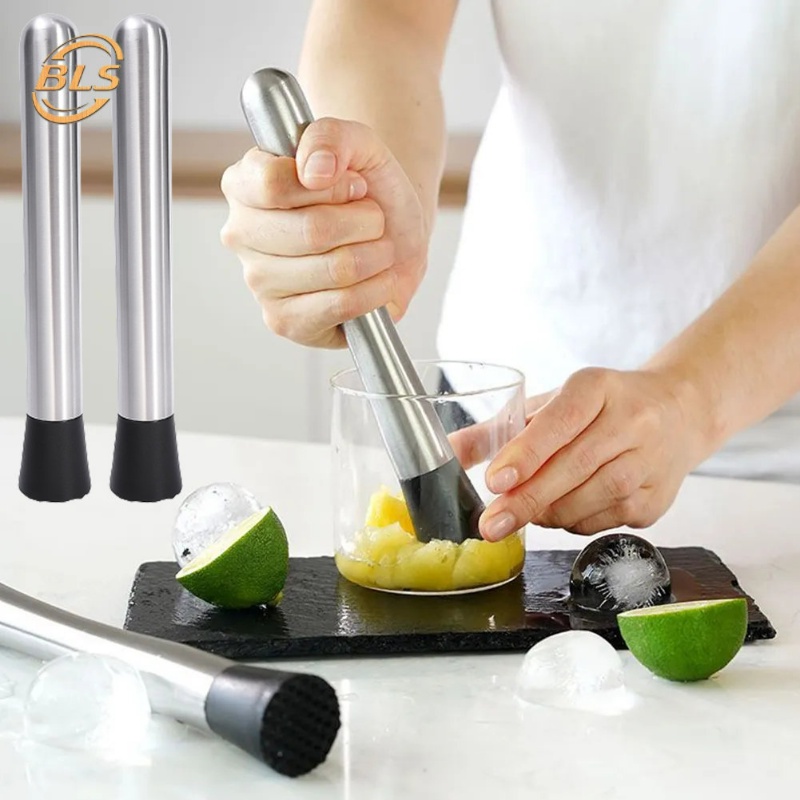 20.5cm Long Stainless Steel Crusher Ice Stick/ DIY Fruit Juice Crushing