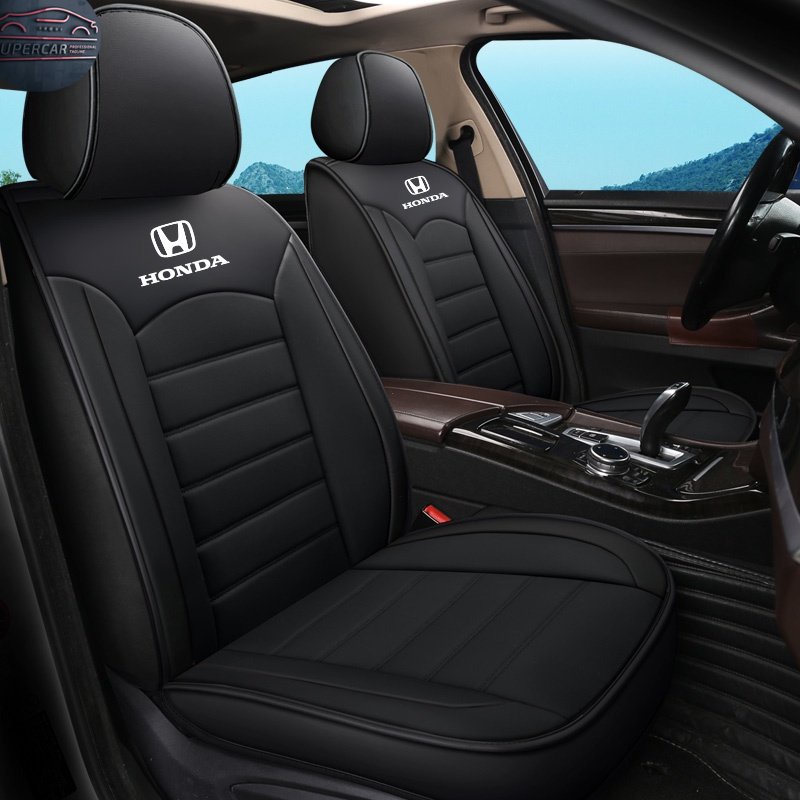 SC Honda Car Seat Cover Honda City Civic Jazz Accord HRV PU Leather Car