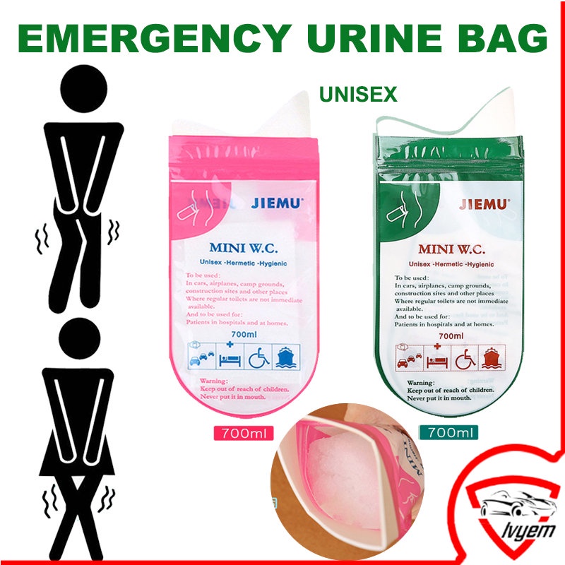 1pcs 700ml Unisex Emergency Portable Car Urine Bag/ Vomit Bags
