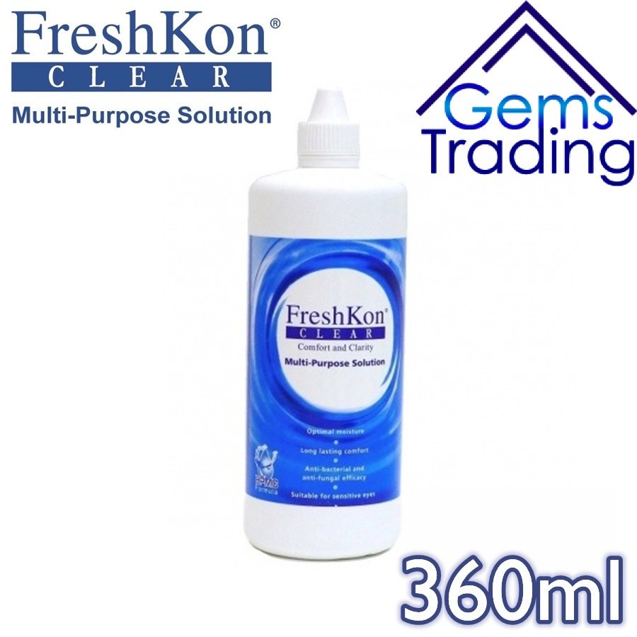 (1 BOTTLE 360ml) Freshkon Clear Multi Purpose Solution | Shopee Malaysia