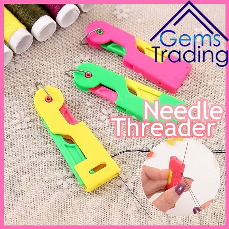 Automatic Easy Sewing Needle Threader Device Elderly Use Threading ...