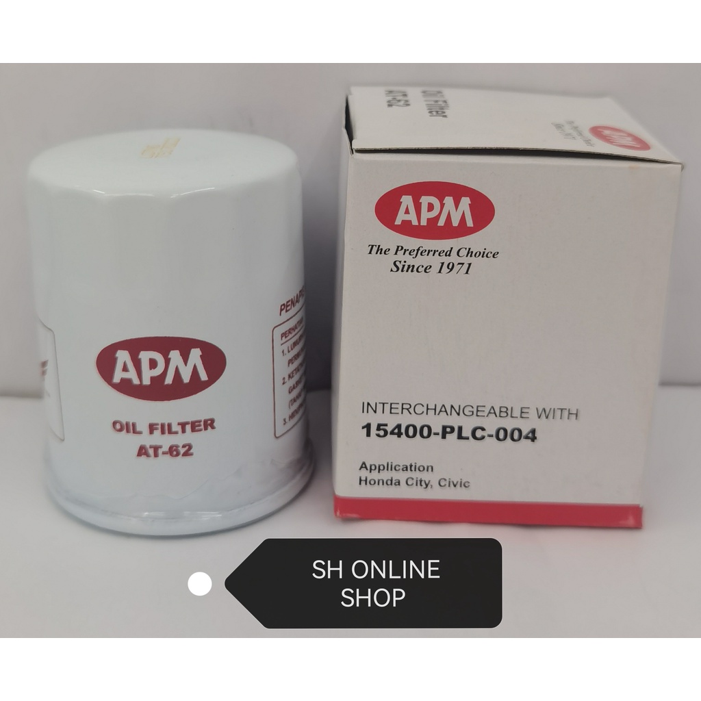 Oil Filter APM for All Honda Shopee Malaysia