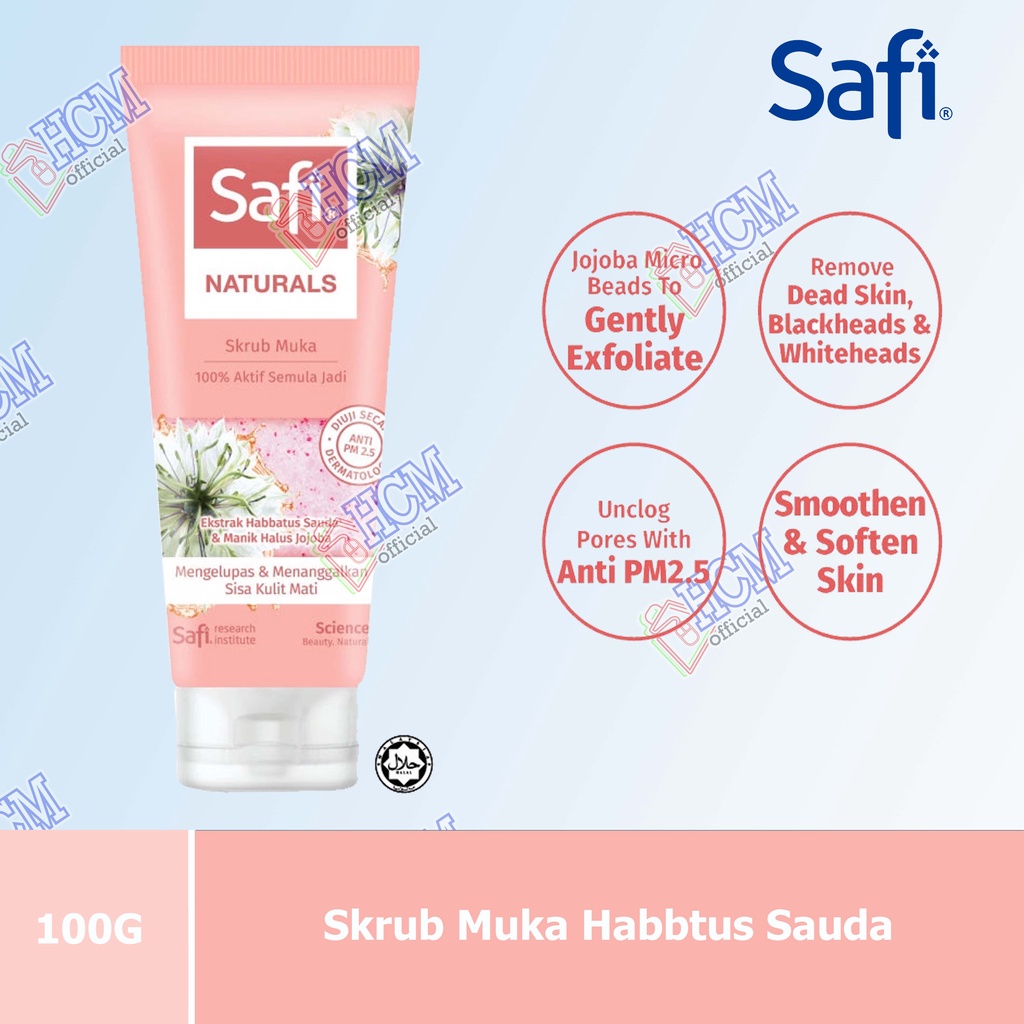 Safi Naturals Skrub Muka Habbatus Sauda 100g Shopee Malaysia 2781