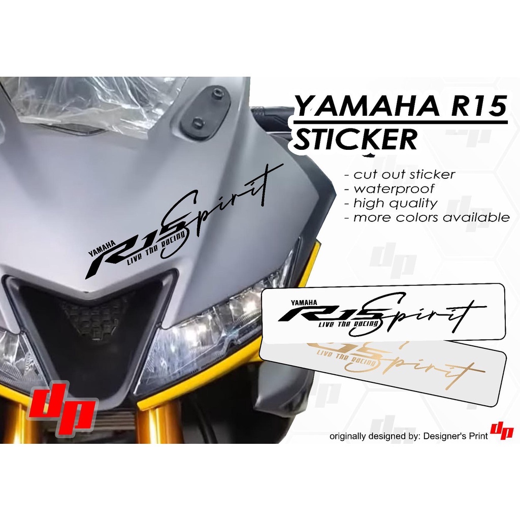 Yamaha R15 sticker - Cut out stickers , waterproof - designed by ...