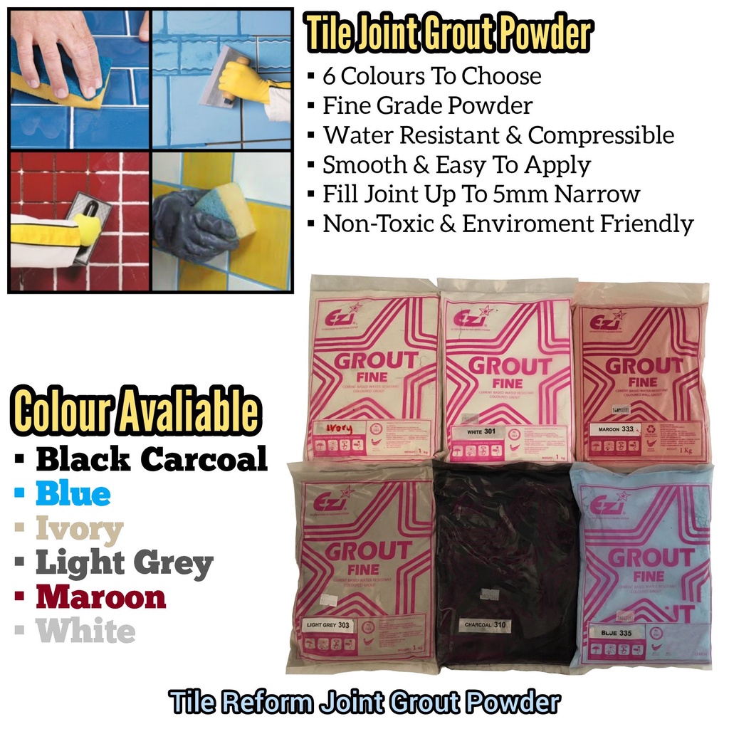 Mosaic Floor Tile Reform Joint Grout Powder,Water Resistant