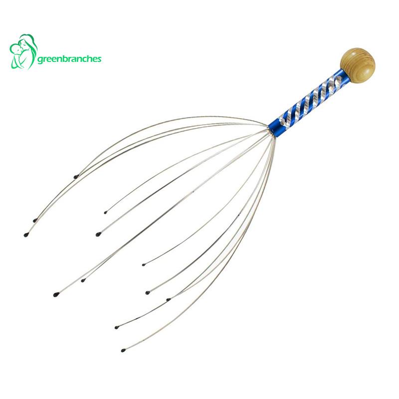 Head massage spider head masseur for relaxation therapy and stress