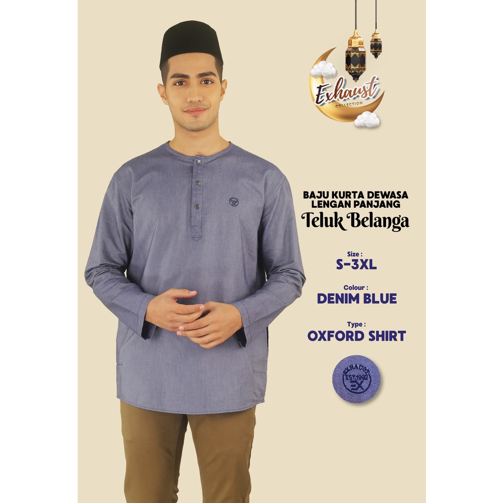 Exhaust Baju Kurta Lengan Panjang 1485 | Shopee Malaysia