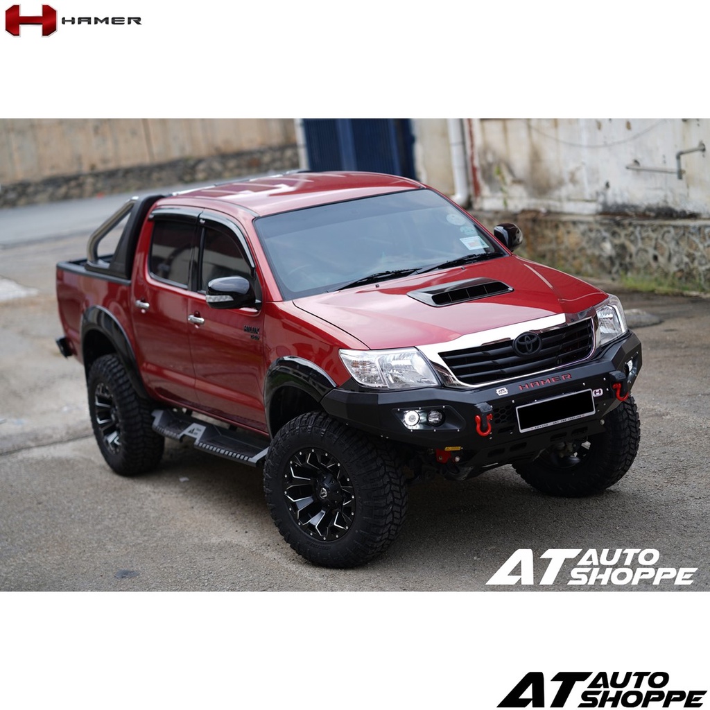 HAMER 4X4 AM106 KING SERIES FRONT STEEL BUMPER FOR TOYOTA HILUX VIGO CHAMP 20122015 Shopee