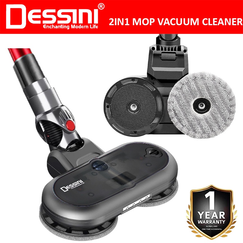 DESSINI ITALY Tornado PRO Electric Spray Mop Vacuum Cleaner Head ...