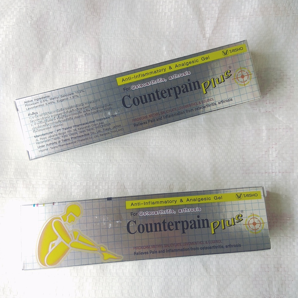 泰国酸痛药膏 Thai COUNTERPAIN Plus Original Thai 100 Counterpain Plus Taisho