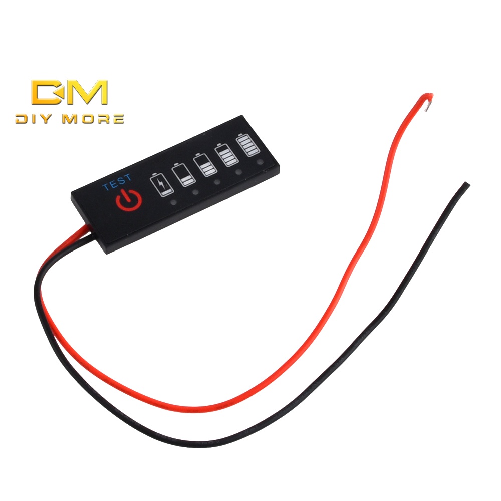 DIYMORE Li-Ion Battery Percentage Indicator Board Battery Indication ...