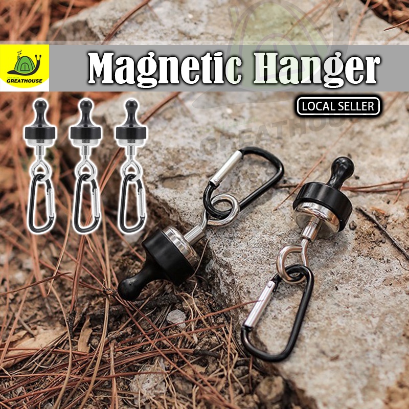 Camping Strong Magnet Hook Magnetic Carabiner Outdoor Flysheet Tarp ...
