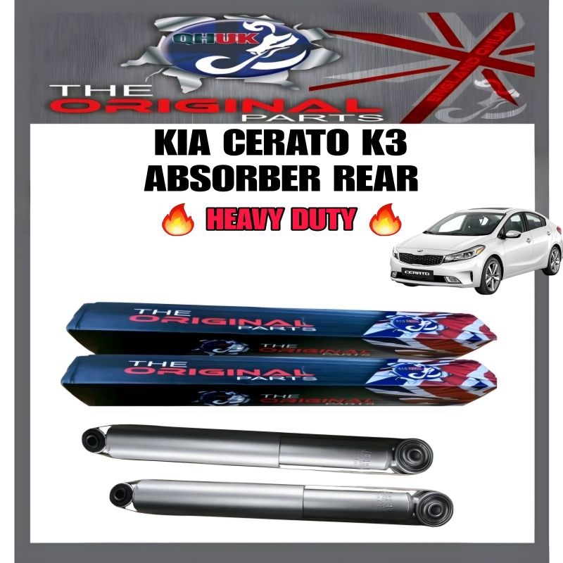 Kia Cerato K3 Rear ( 2013 ) QHUK Absorber Heavy Duty Suspension Shopee Malaysia
