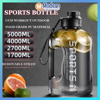 LeKY 2.2L Large Capacity Outdoor Sports Fitness Hiking Drinking Water  Bottle Cup 