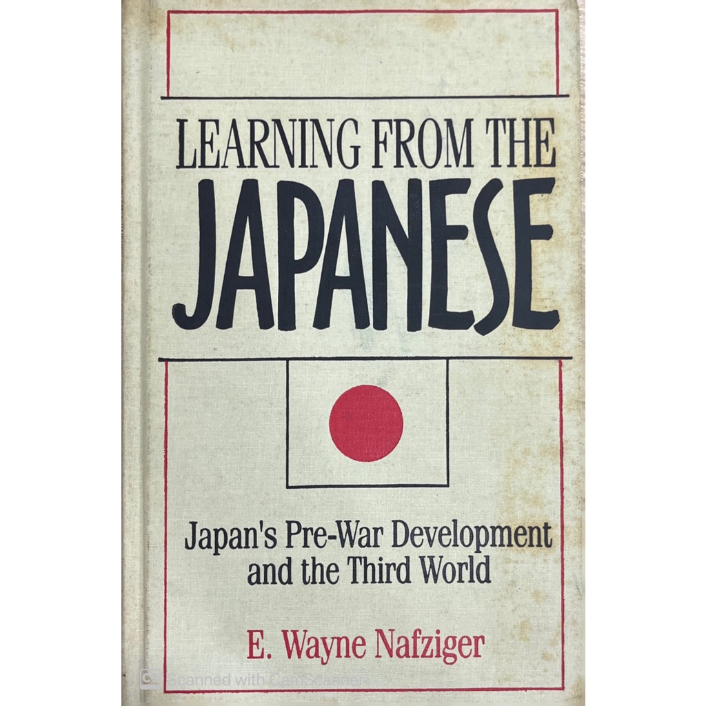 [BnB] Learning from the Japanese: Japan's Pre-War Development and the ...