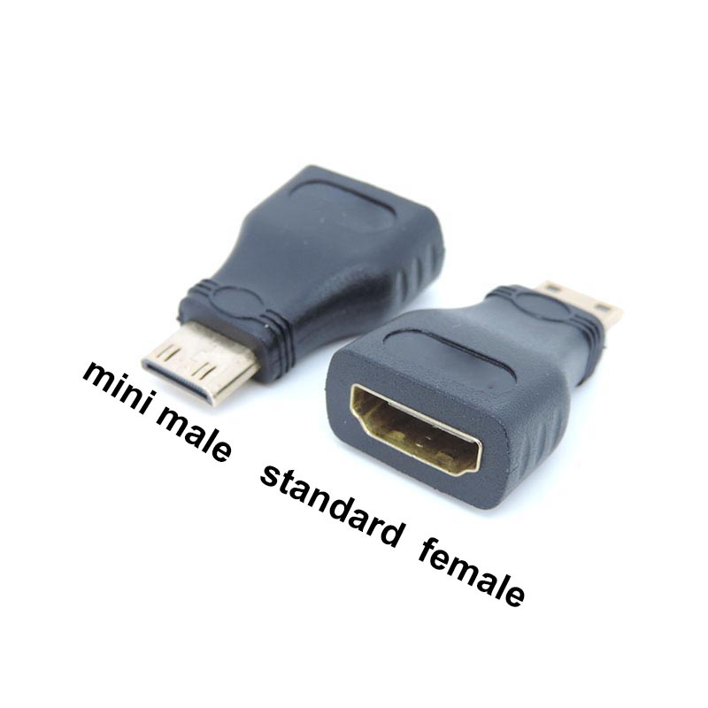 HDMI-Compatible mini mirco Male to Female Converter Adapter Extender 90 ...