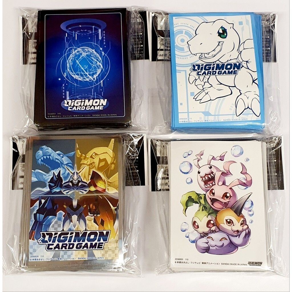 digimon card game sleeve size Digimon Card Game: Official Sleeve Assortment 01