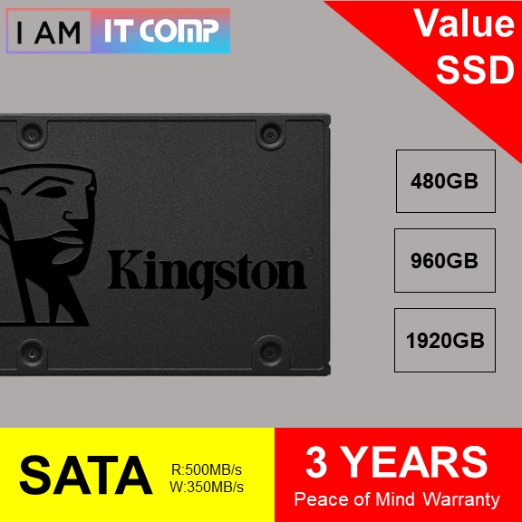 External Ssd Kingston 480GB A400 SSD SATA III Internal