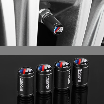 4Pcs Black Car Tire Valve Stem Caps Cover Corrosion Resistant Premium ...