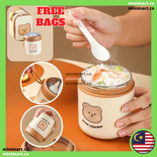 530ML Thermos Flask Soup Container Porridge Warmer Insulated Food