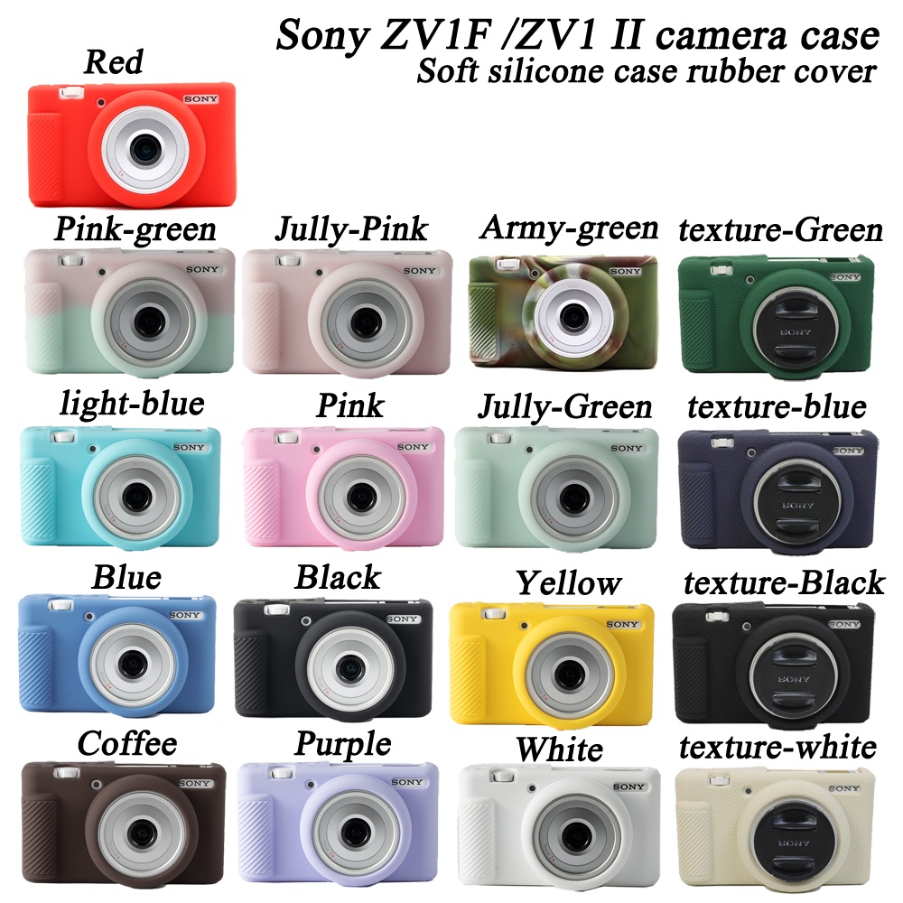 Soft silicone Case Bag For Sony ZV1F ZV1F ZV1 II ZV1 Mark II
