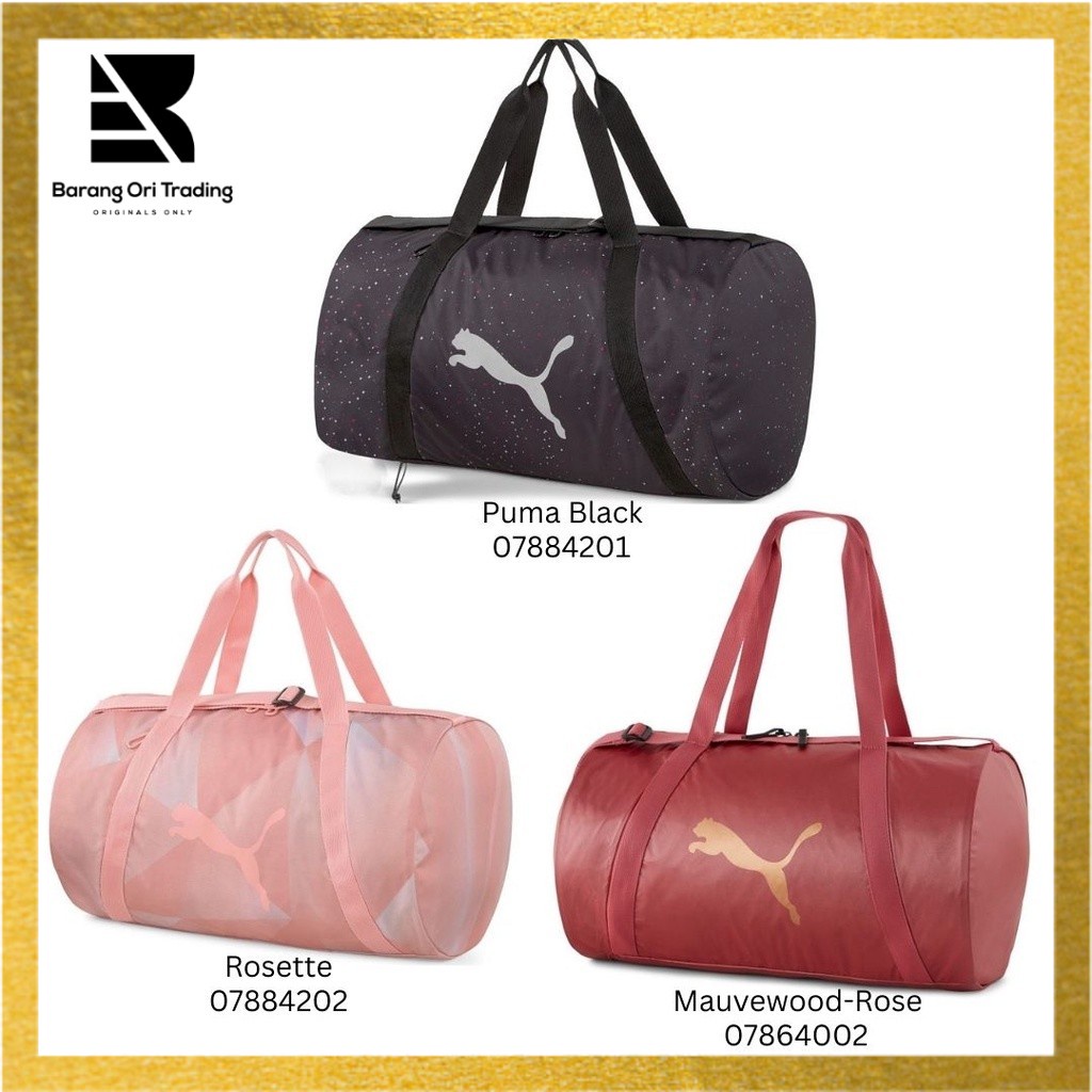 Unisex Gym Bag PUMA AT ESS Barrel Bag 078842 078640 Duffel Weekender Bag Beg Sandang Gym Bag Shopee Malaysia