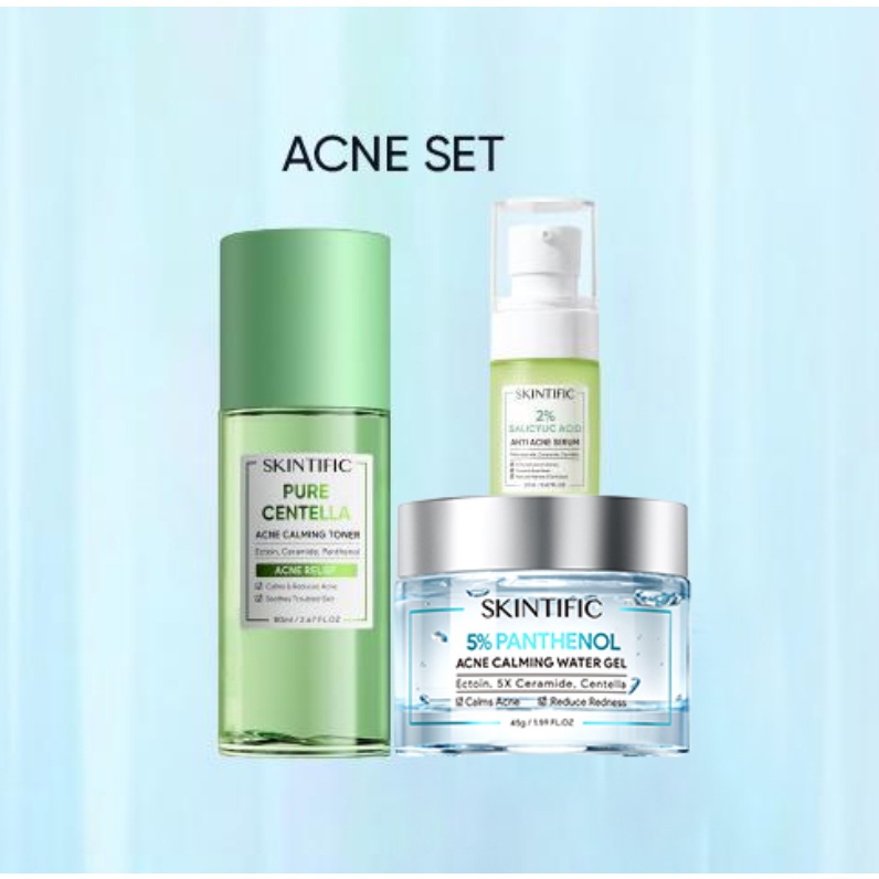 [100 Ori] SKINTIFIC 2 Salicylic Acid Anti Acne Serum Spot Scars Treatment Brightening Face