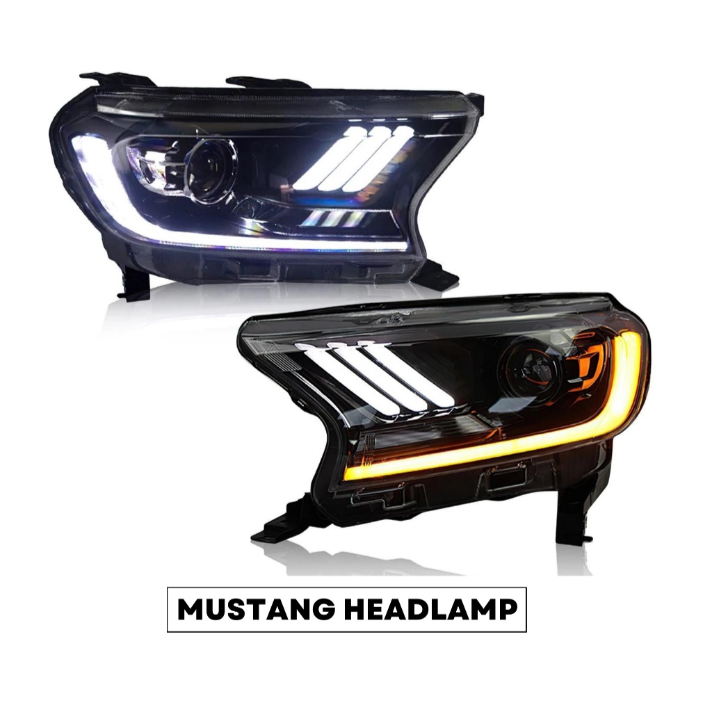 Mustang Style Headlamp Full LED Headlamp Head Lamp Head Light For For ...