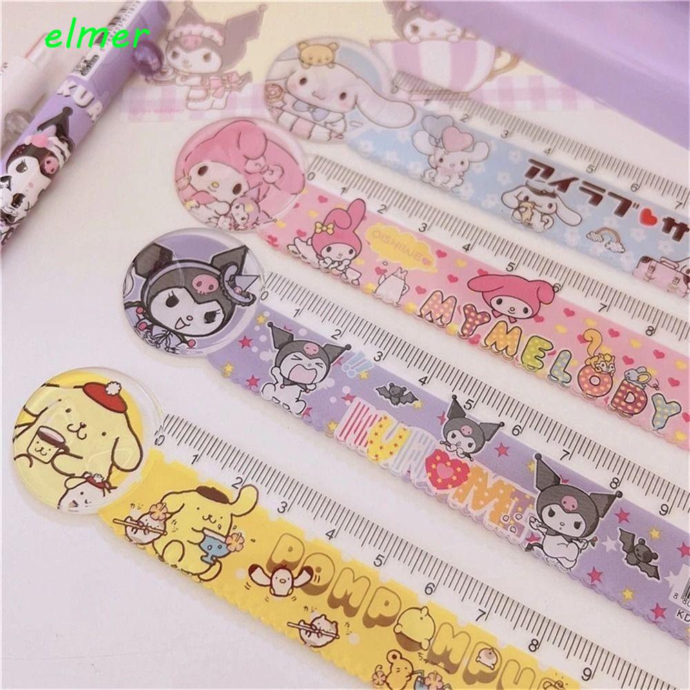 ELMER Ruler Kawaii Multifunction Students My Melody 15cm for Kids ...