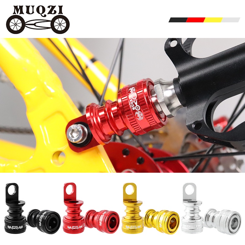 MUQZI Pair Quick Release Pedal Adapter Folding Bike Ultra-Light Pedals  Buckle Bicycle Pedal Portable Mounting Holder For Brompton