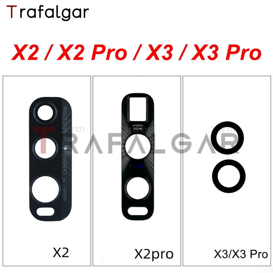 2 Pezzi Vetro Fotocamera Per Oppo Find X2 Pro – Lente Posteriore HD Di Ricambio Con Kit Riparazione - 2