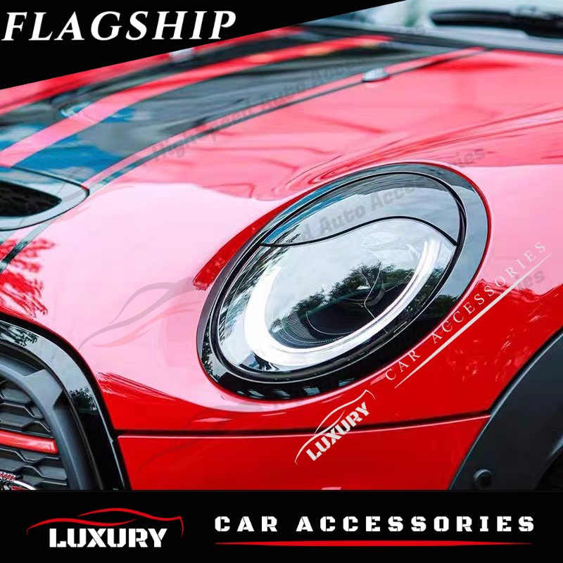 Mini Cooper F55 F56 F57 Front Light Eyelids Trim Cover HeadLamp Cover