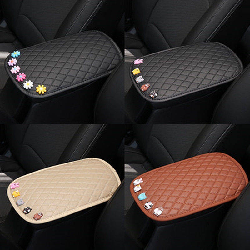 Car Armrest Box Cushion Personalized Cartoon Pattern Universal Car ...