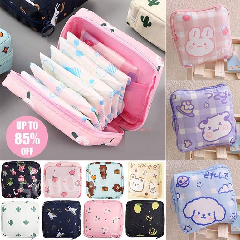 Cute sanitary pad cheap pouch