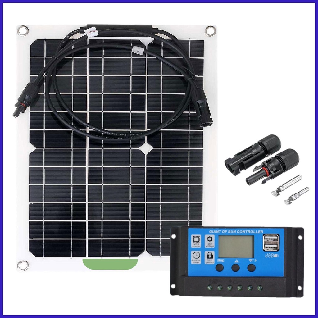 Solar Panel Starter Kit Monocrystalline Solar Panel 300W Lightweight