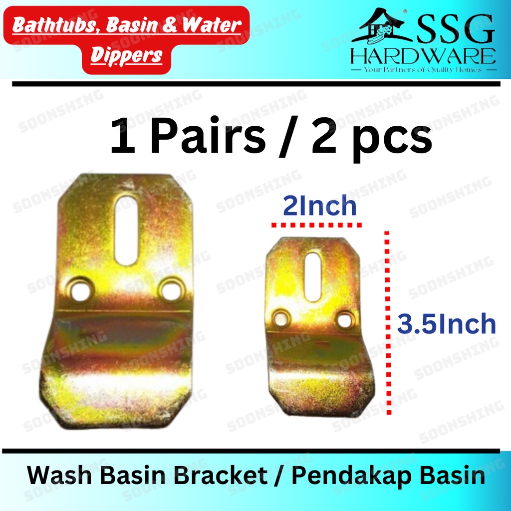 Wash Basin Bracket / Pendakap Basin / Pengantung Besi BasinStandard ...