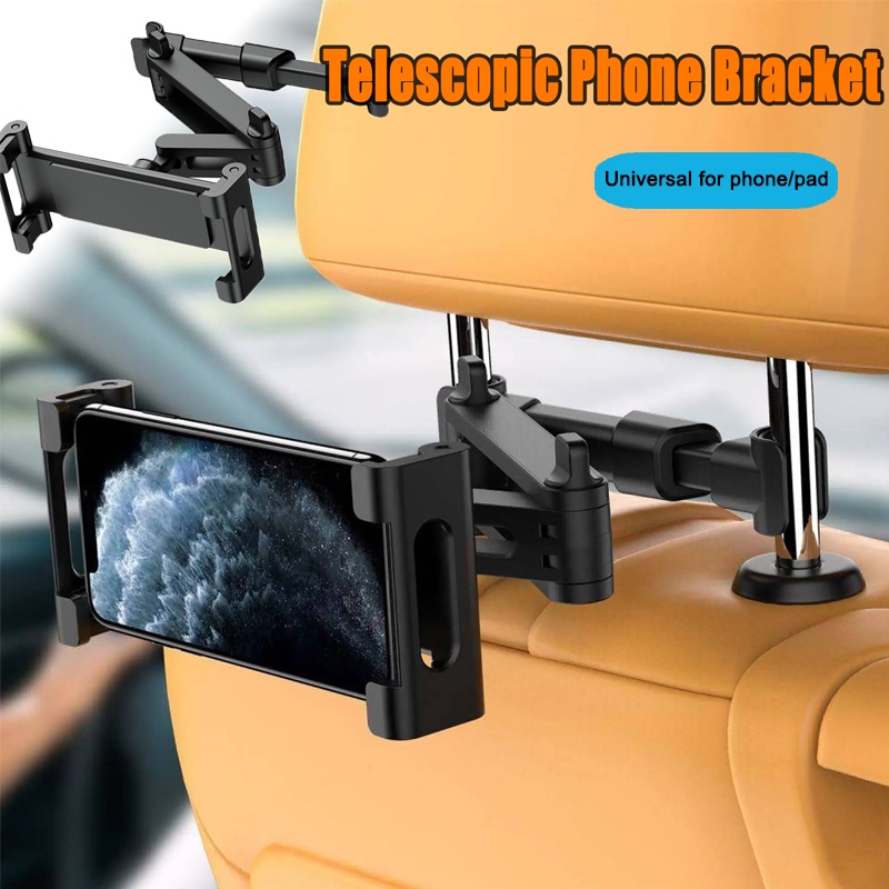 Car Back Rear Seat Headrest Phone Holder Flexible 360 Degree Rotable ...